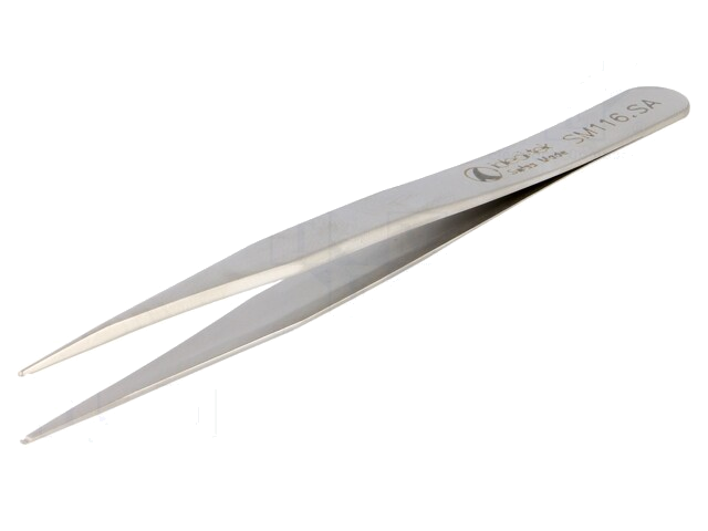 Pincet; 120mm; SMD; Type pincet: recht Pincet; 120mm; SMD; Type pincet: recht